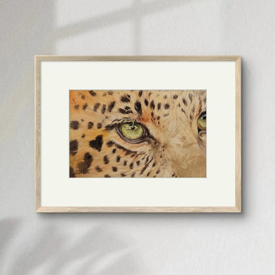 Miradas de la Naturaleza - Leopardo | Pintura en acuarela