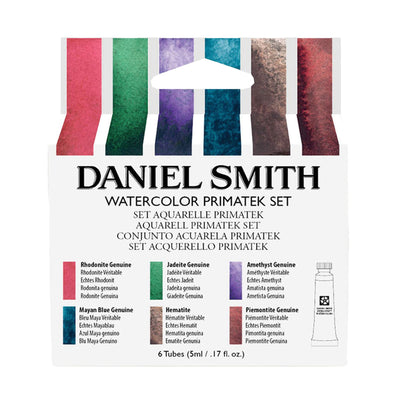 Daniel Smith - Acuarelas en Tubos 5ml Daniel Smith Set 6 Colores Primatek - Somos Color